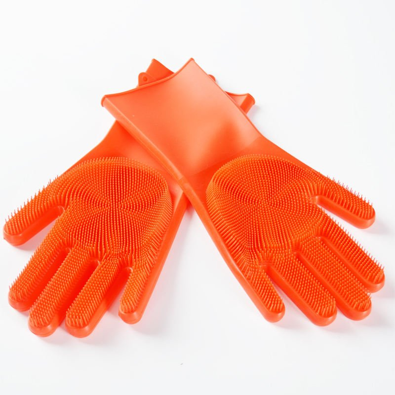 Versatile Reusable Silicone Gloves for Home Cleaning Solutions