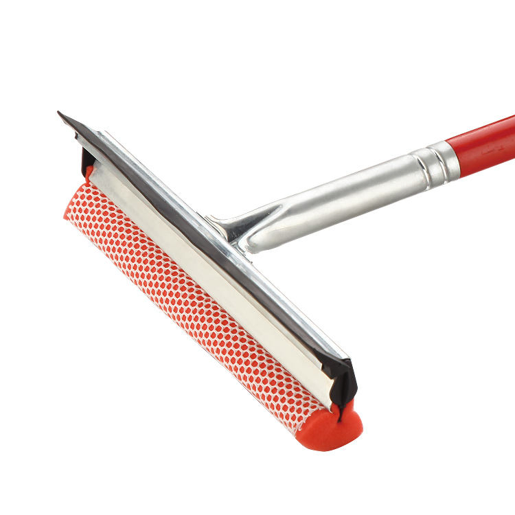 Premium Auto Squeegee with Wooden Handle for Window Cleaning