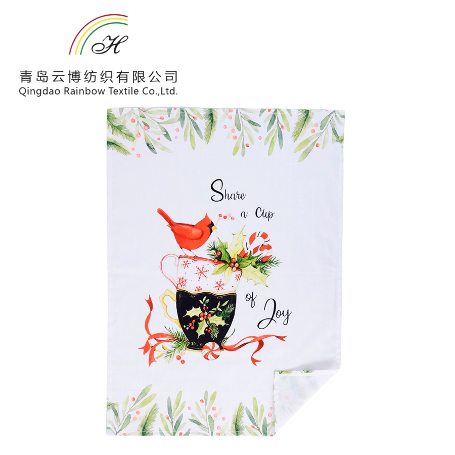 Customizable Water Absorbing Tea Towel for Decorative Dining Tables and Gifts