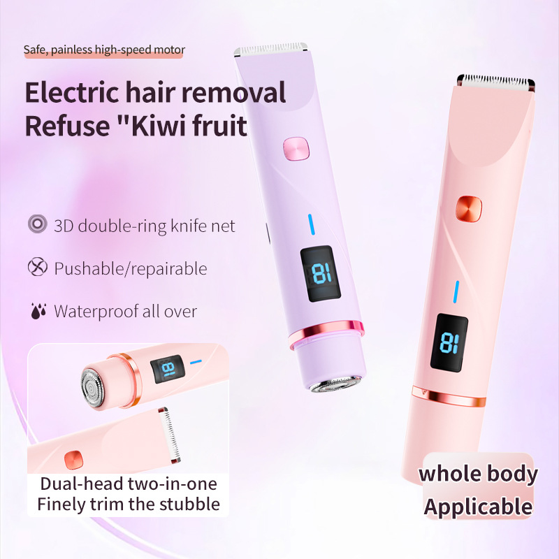 Electric Ladies Shaver Washable Hair Removal Trimmer Epilator with Callus Remover Shaver for Women