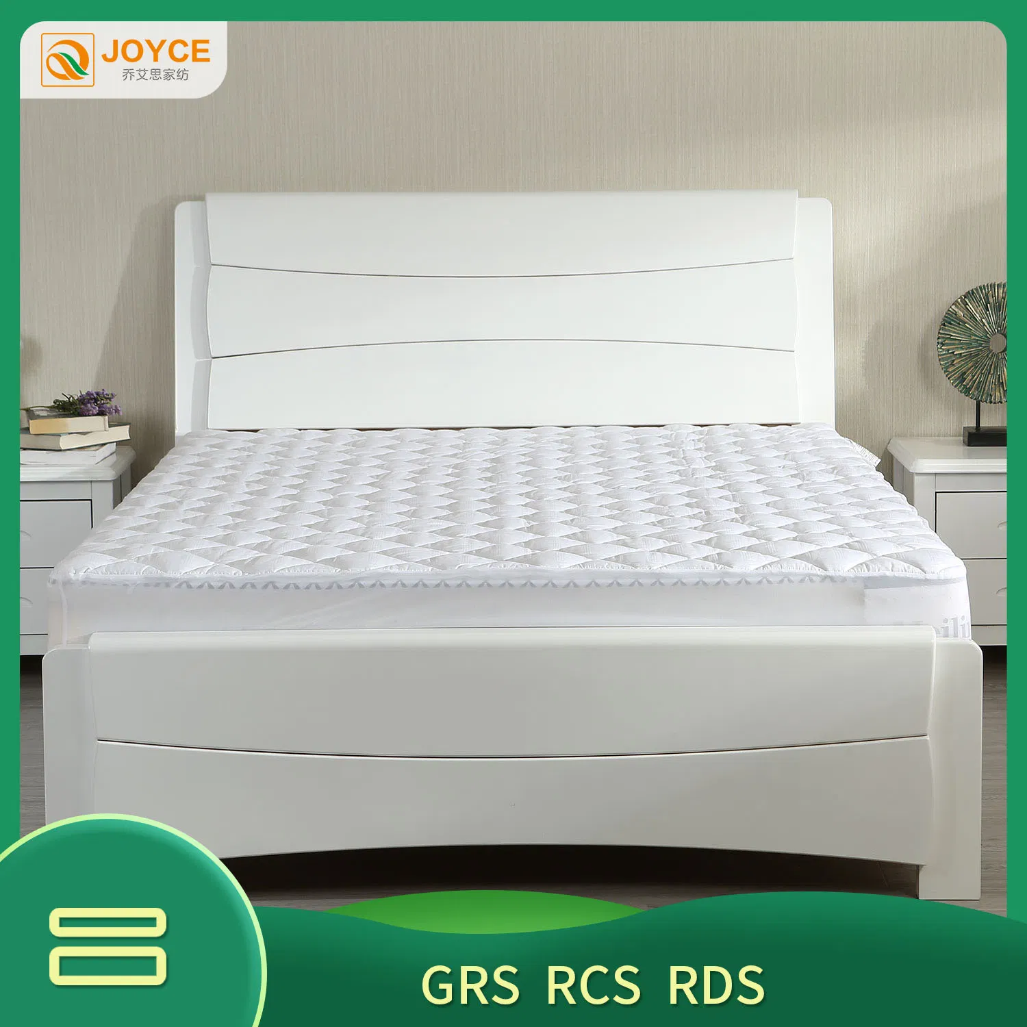Hot Selling Customized Size Breathable Waterproof Dobby Cotton Fabric Mattress Cover