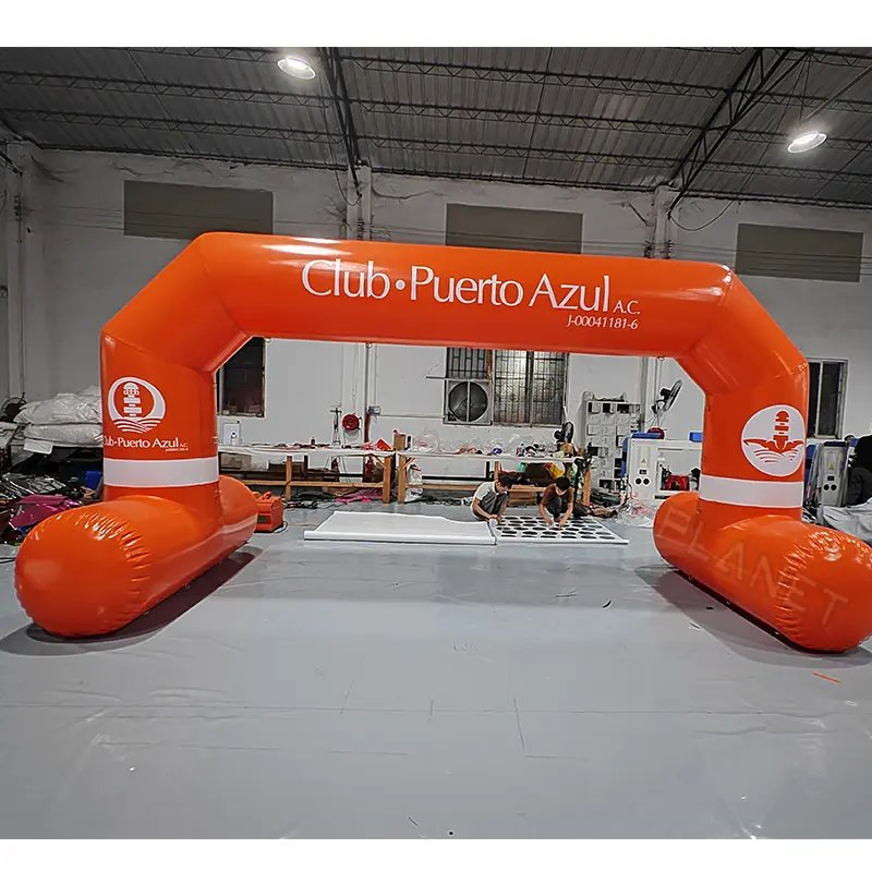 China Airtight PVC Inflatable Entrance Arch Gate Advertising Inflatable Race Archway for Outdoor