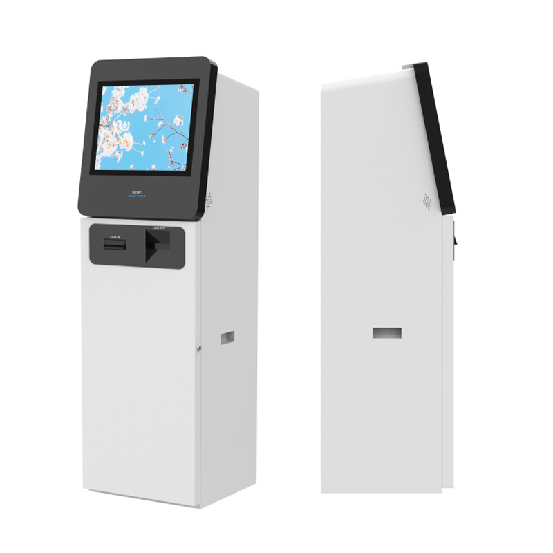 Self Service Kiosk Banknote Deposit Bill Kiosk Acceptor Cash Financial Service Payment Currency Exchange Machine
