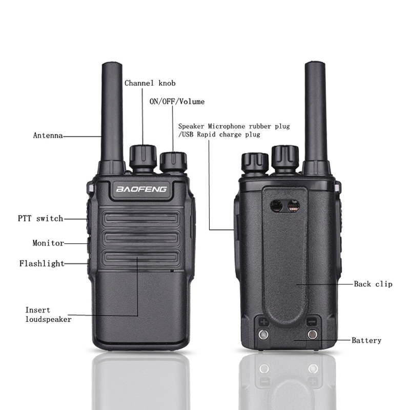 Портативная рация Baofeng BF-V8, 10 Вт, 128 каналов