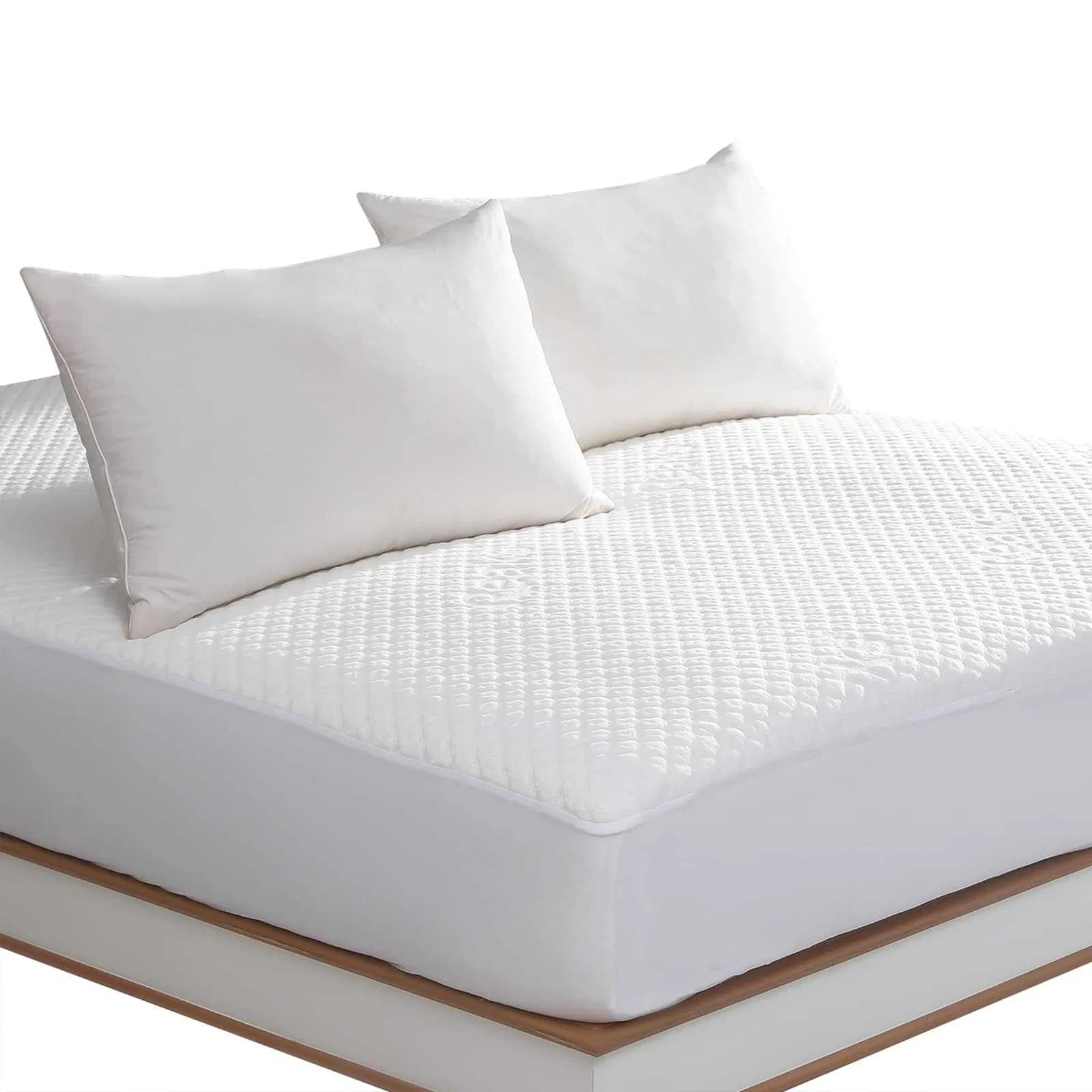 Waterproof Mattress Protector Fitted Mattress Pad Cover with Deep Pocket