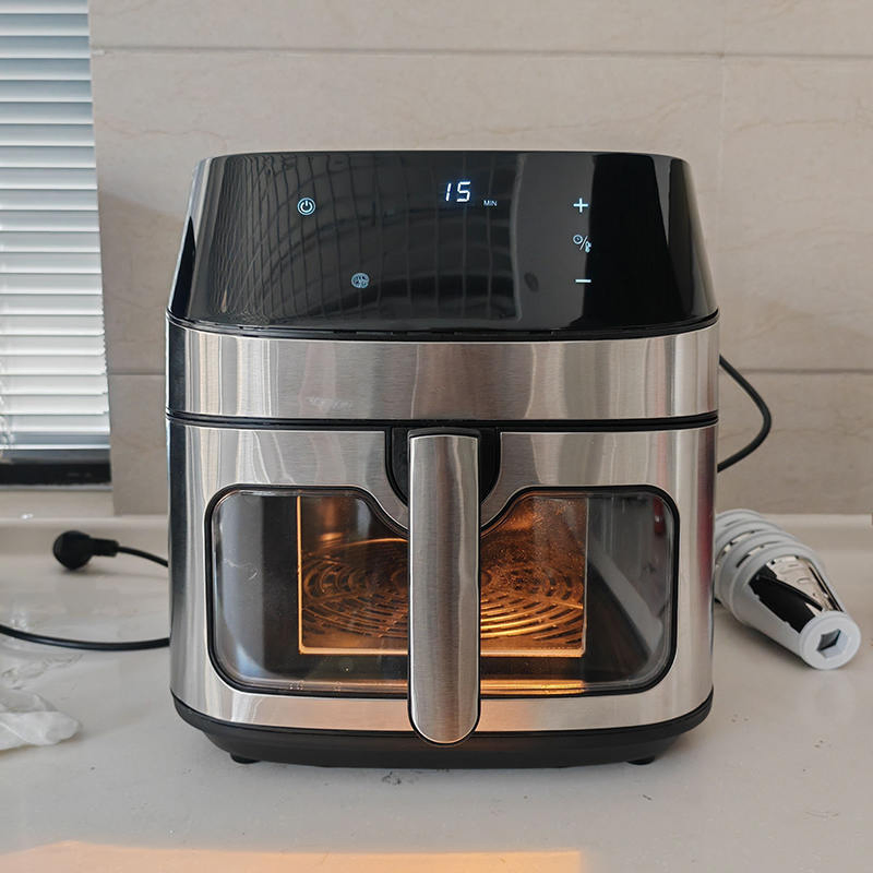 8L Air Cooker Fryer Electric Kitchen Appliance with Touch Screen LCD Display