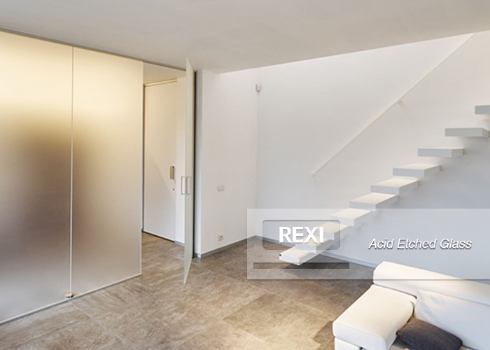 Premium CE Certified Satin Acid Etched Glass Panels for Modern Interiors