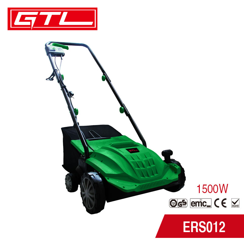 1500W Electric Garden Rake 2 in 1 Lawn Scarifier Lawn Dethatcher (ERS012)
