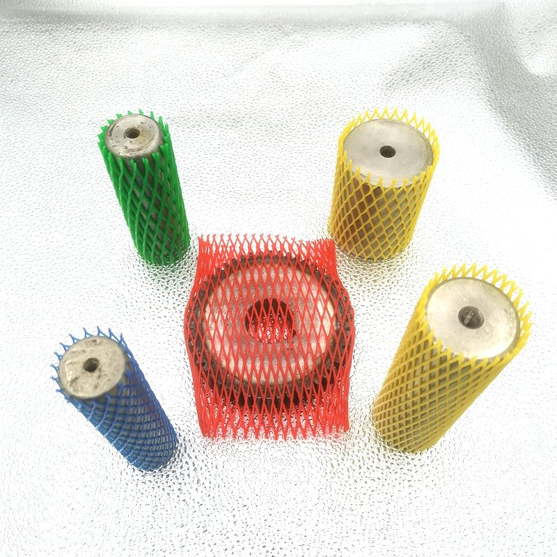 Customized Color High Flexible Protective Plastic Mesh Sleeves for Workpiece Precision Metal Parts