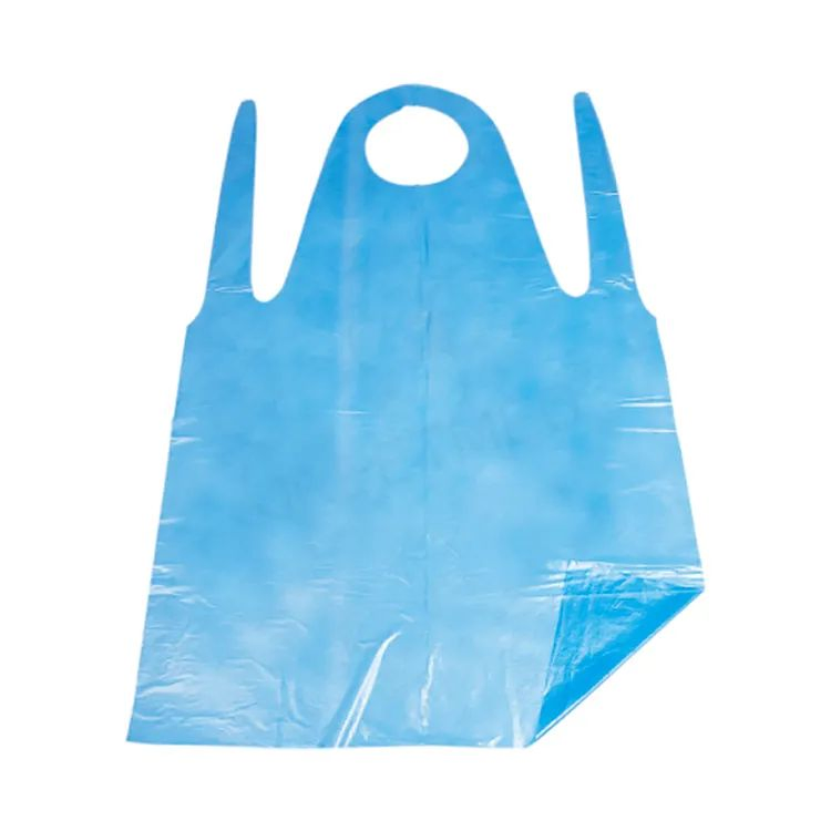 Disposable Waterproof White 0.20mm PE Plastic HDPE LDPE Aprons