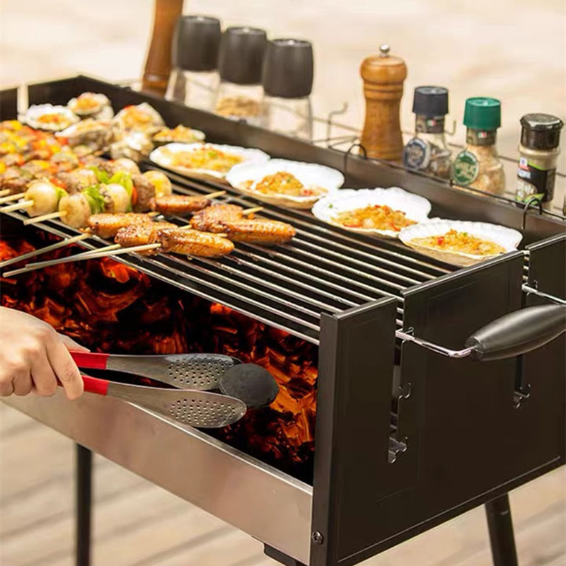 Factory Price Steel Outdoor Folding Barbecue Stall Grill