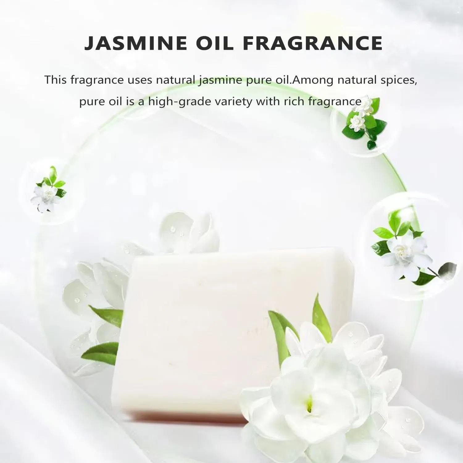 Gentle Strongly Removal of Stubborn Stains Jasmine Floral Washing Laundry Soap