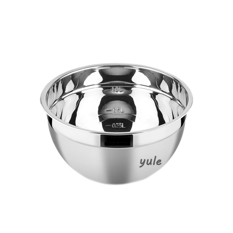 Kitchenware High Quality Kitchen Essential 9 Sizes Ss201 SS304 Stainless Steel Mixing Bowl