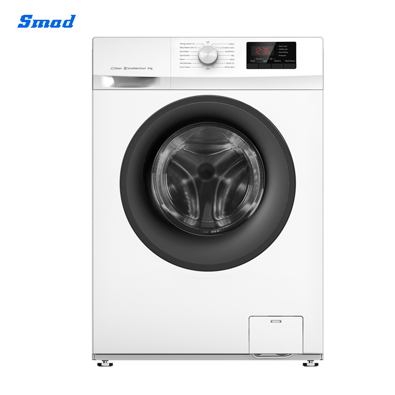 6kg Front Loading Washing Machine with LED Screen