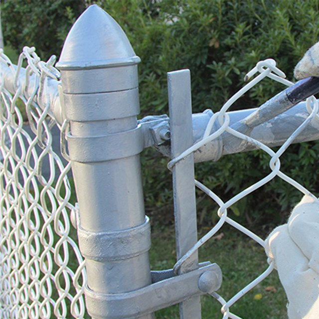 Diamond Galvanized PVC Coated Chain Link Cyclone Security Chainlink Mesh Fence
