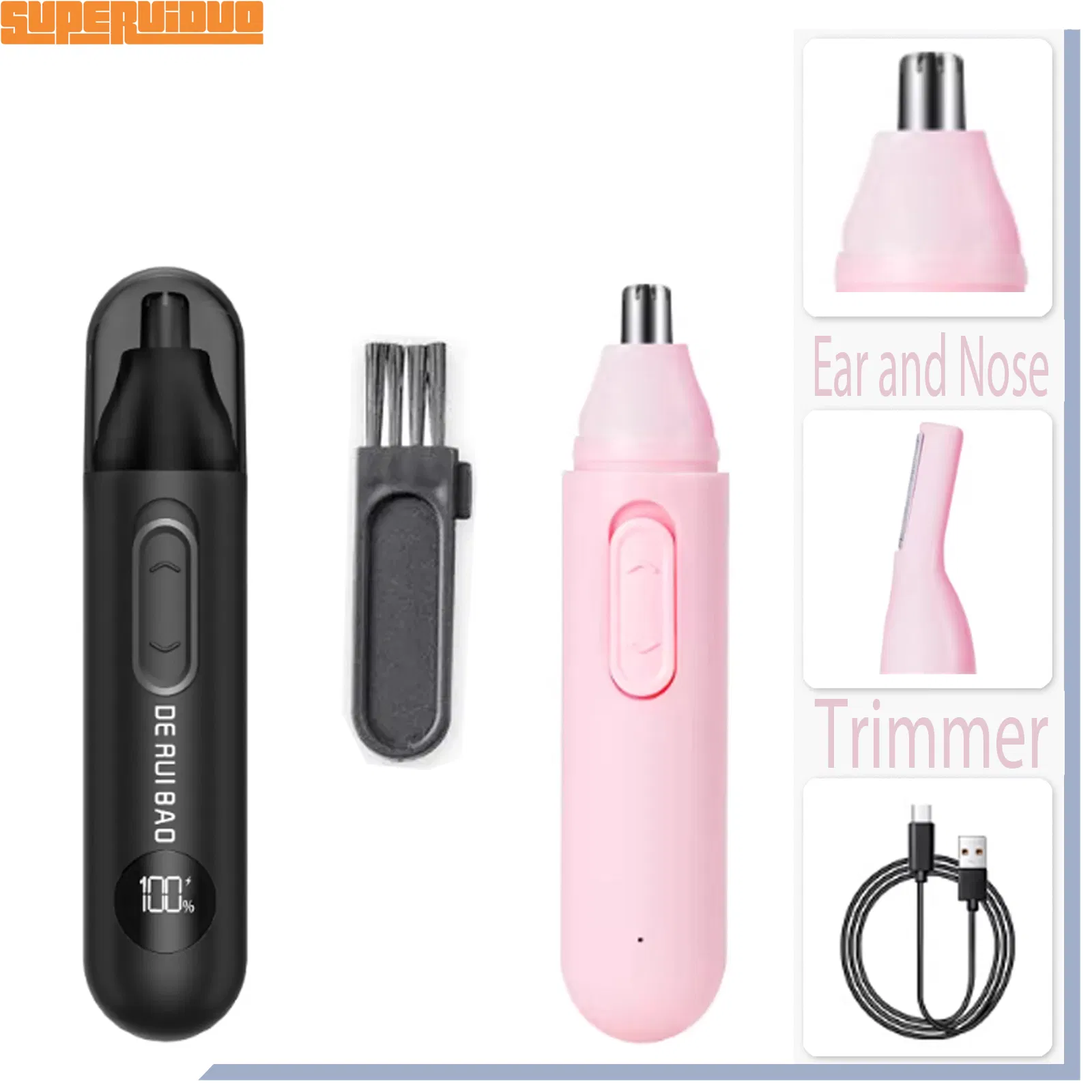 One-Button Quick Start Grooming Nose Hair Trimmer