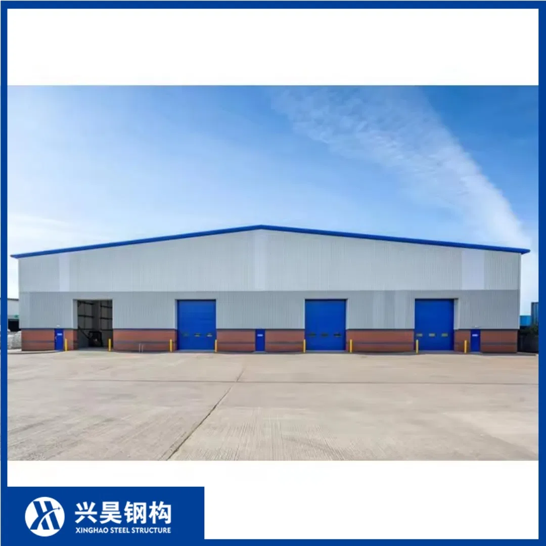 Fireproof Corrugated Sandwich Panel Cladding Steel Workshop Prefabricated/Prefab Industrial Metals Warehouse Heavy Steel Structure Workshop