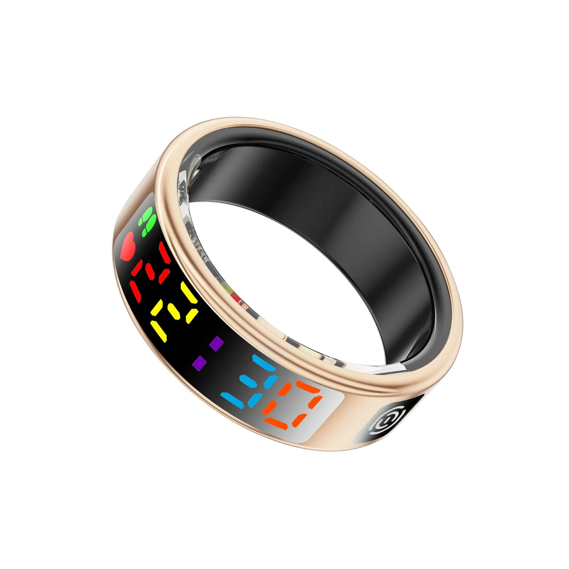 5ATM Waterproof RS01z Ring Heart Rate/Blood Oxygen/Sleep Analysis, 5 Sports Modes, Bluetooth 5.1