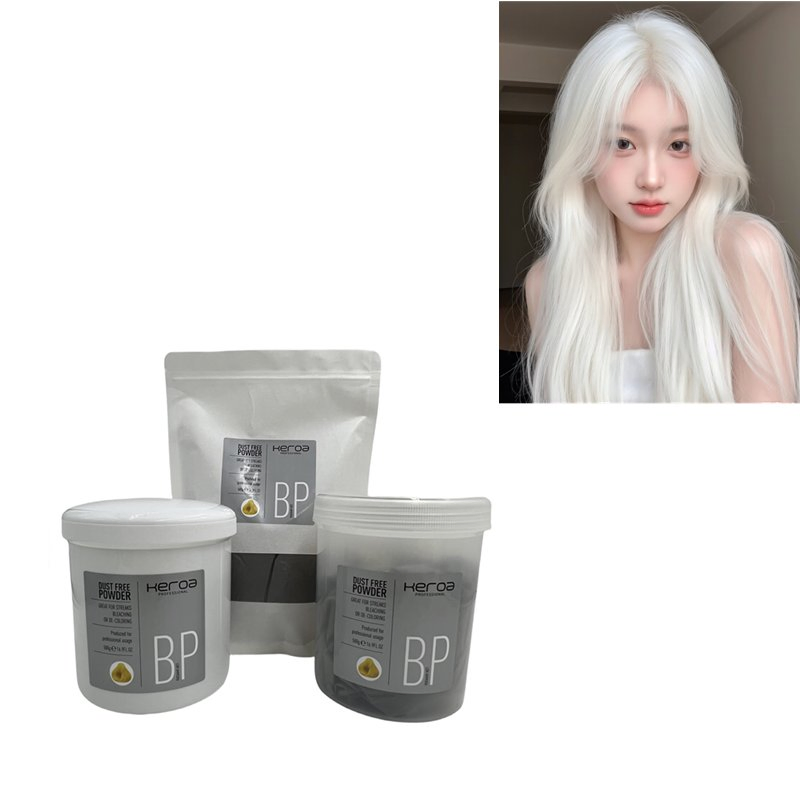 Hair Color OEM/ODM Hair Bleach Powder Lightens +9 Shades Without Damaging The Hair Strand