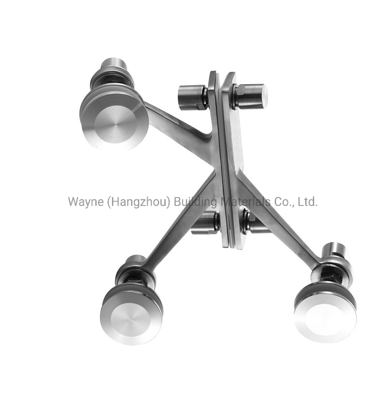 Glass Curtain Wall Hardware with High Quality and Best Price Stainless Steel Spider with Light/Right Three Arms K-Type Spider for 200mm/210mm/220mm/250mm