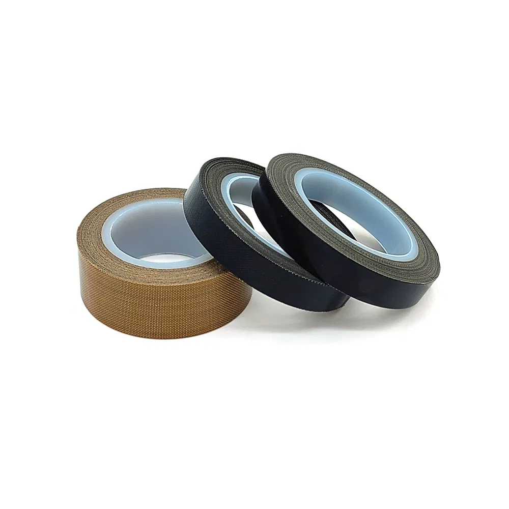 Factory Price High Temperature Resistant Insulation PTFE Coating with Silicone Small Jumbo Roll Fiberglass Adhesive Non-Stick Coating Tape