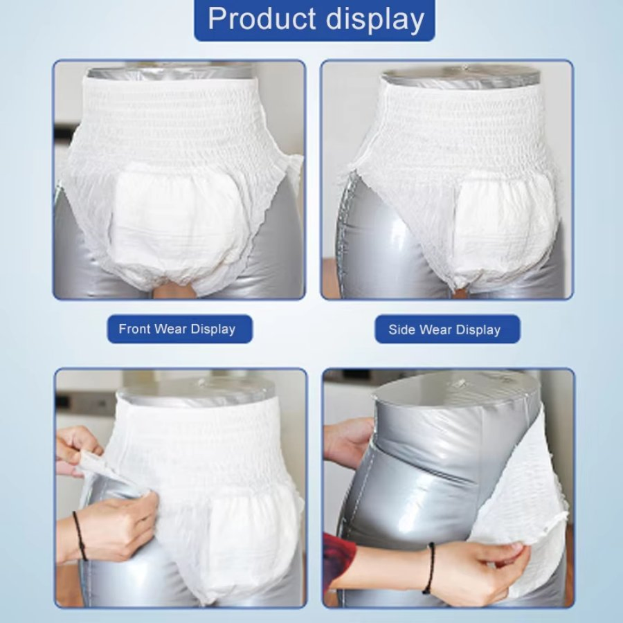 Free Sample Wholesale Disposable Adult Diapers for Elder Old People Cheap Price Ultra Thick Adult Pull on Diaper