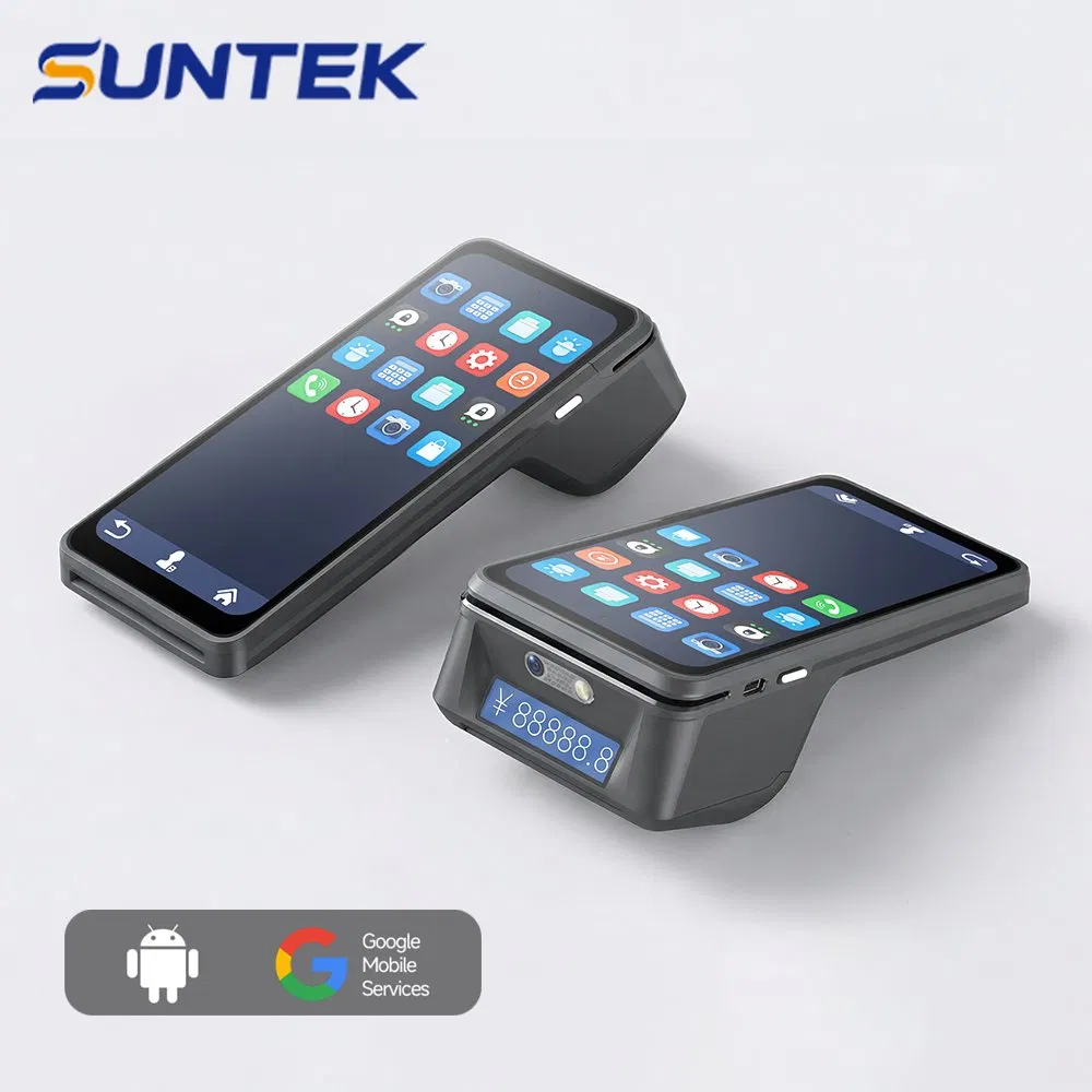Best POS System for Small Business Suntek Android Terminal with 4G/WiFi POS Cash Register