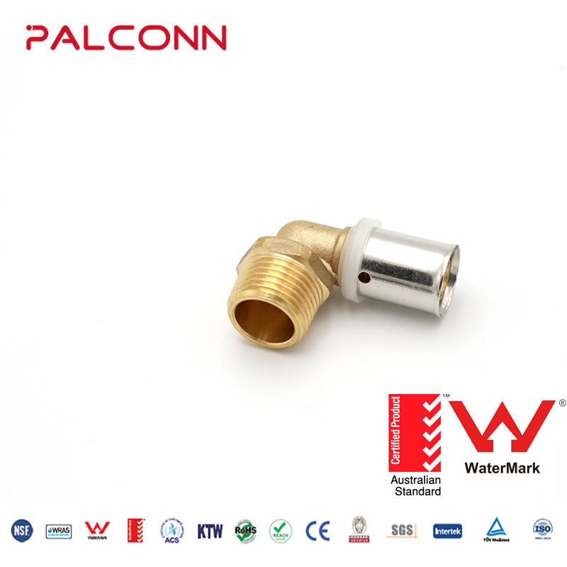 Pex Crimp Fittings with Dzr Brass Watermark Approval