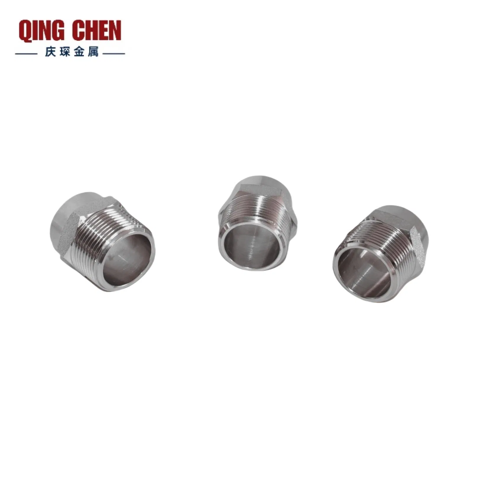 Premium Stainless Steel Hexagon Nipple for Pipe Connections