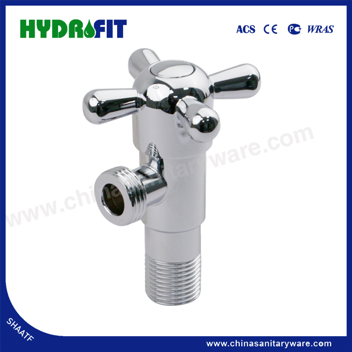 Factory Manufacture Hot Sale Stainless Steel 201 Chrome Plated Angle Valve (FT8912)