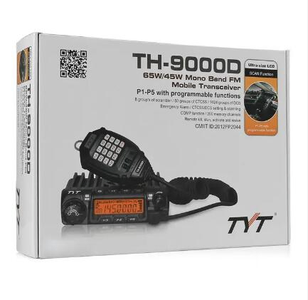 Tyt Th9000d Mobile Walkie Talkie 60W VHF Car Mobile Transceiver Duplex Single Band Mobile Radio Repeater
