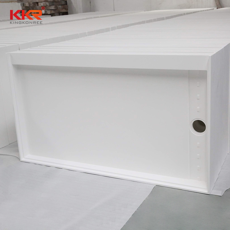 Custom Stone Shower Base, Solid Surface Shower Pan
