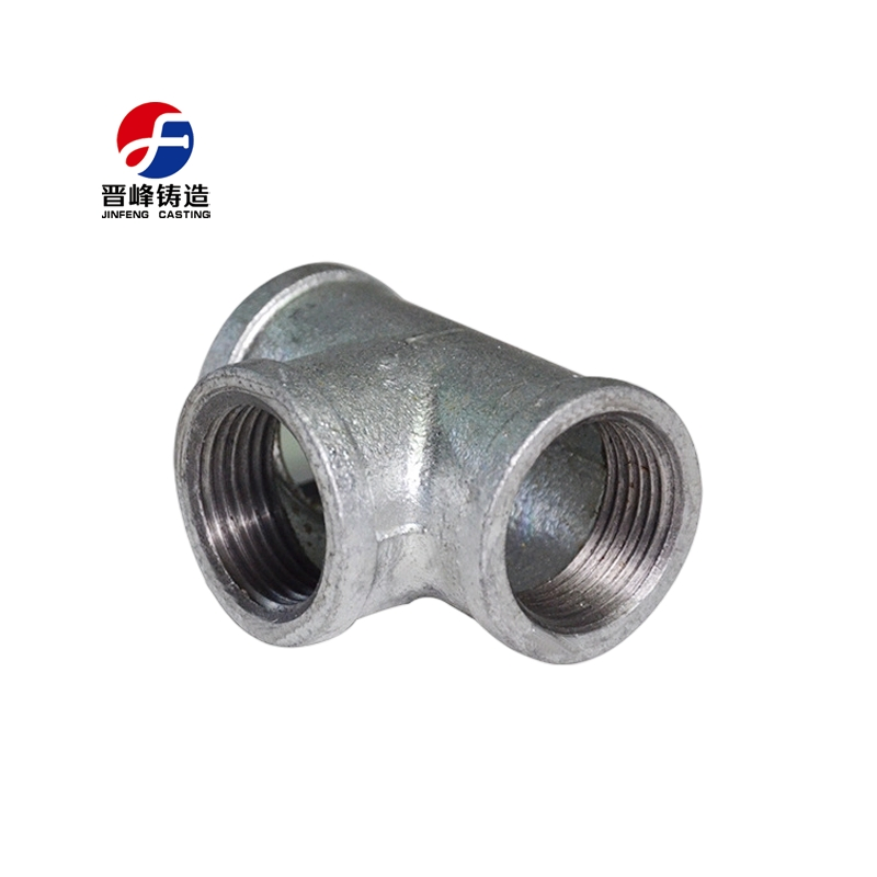 Premium Galvanized Malleable Iron Cross Hot Dipped for Superior Corrosion Resistance