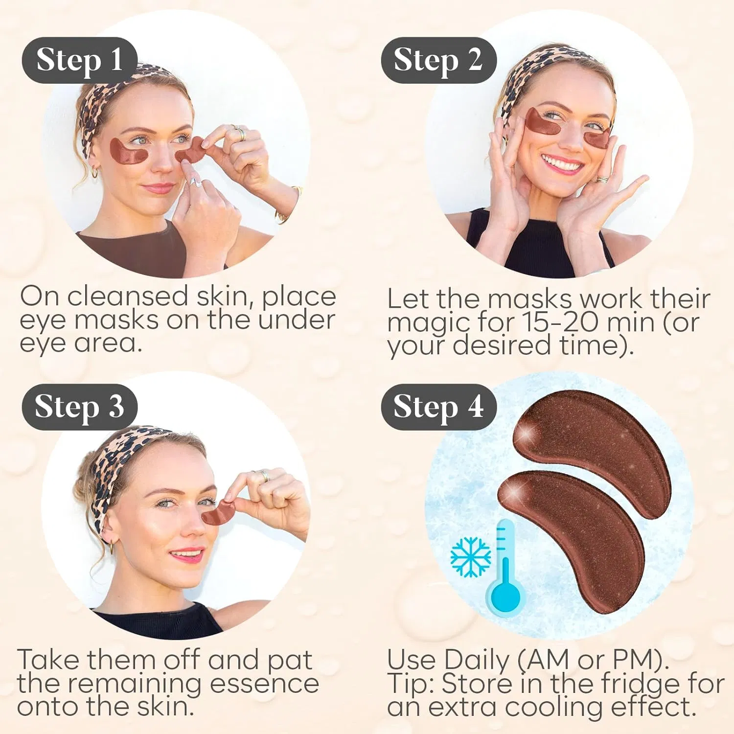 Hydra-Boost Eye Mask Soothe Puffiness Lighten Dark Circles
