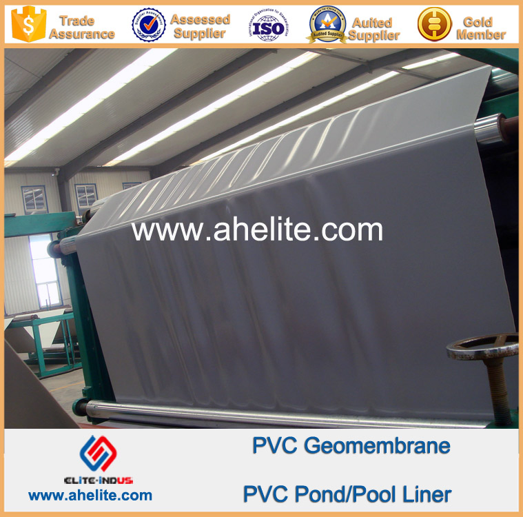 Smooth Surface Gray Blue Color PVC Liners 0.5mm to 3.0mm