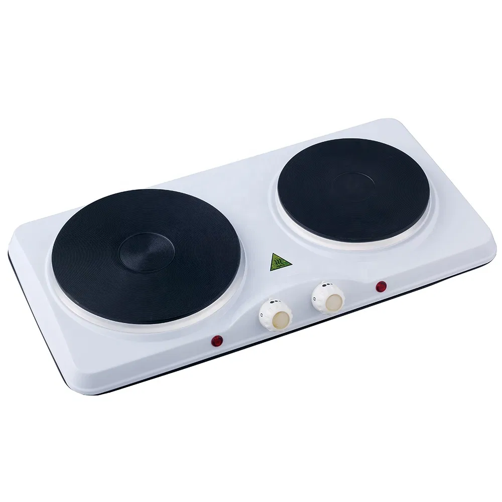 Commercial Kitchen Electric Stove Cooking Countertop 2 Burner Electric Hot Plate Cooker