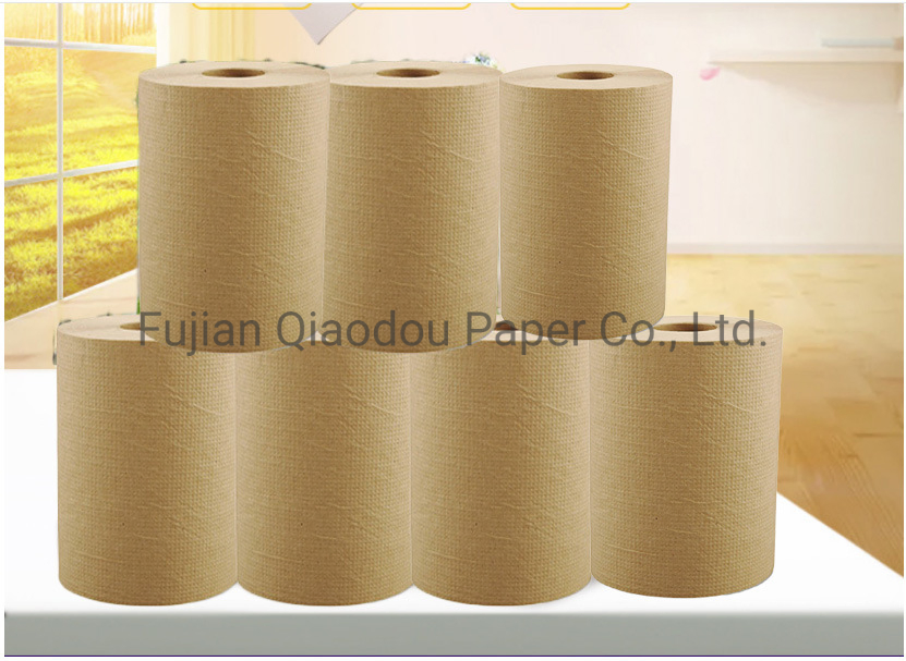 Factory Bamboo Eco Friendly Bath Embossed 1-Ply Better Toilet Paper with Core