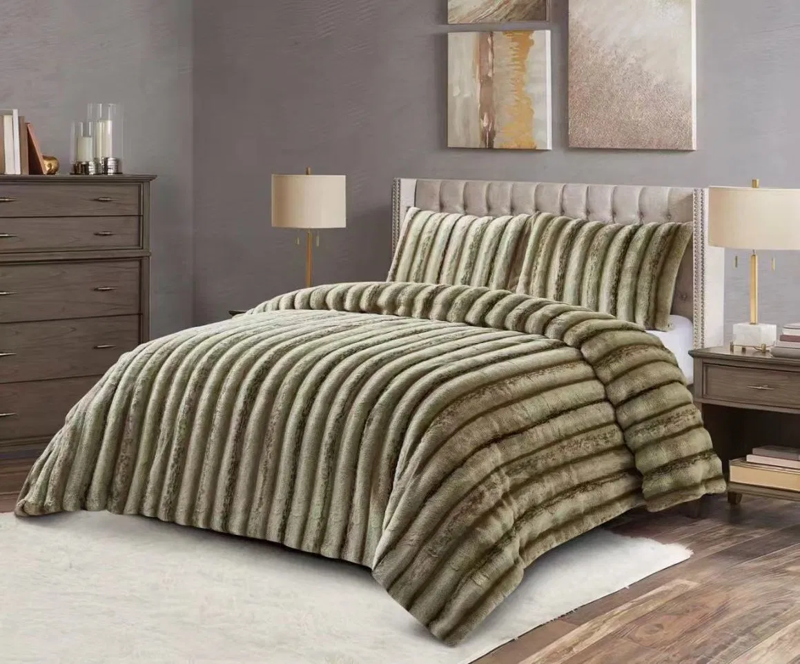 Легкое дышащее одеяло из искусственного меха для летних вечеров