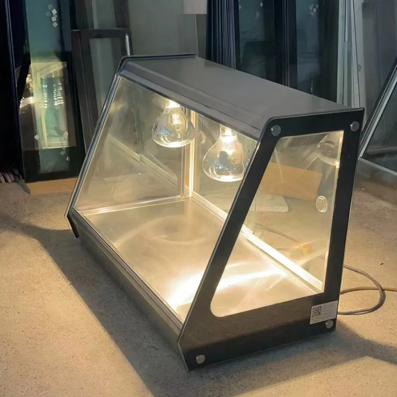 Custom Logo and Size Food Warming Display Cabinet Available From Professional Manufacturer