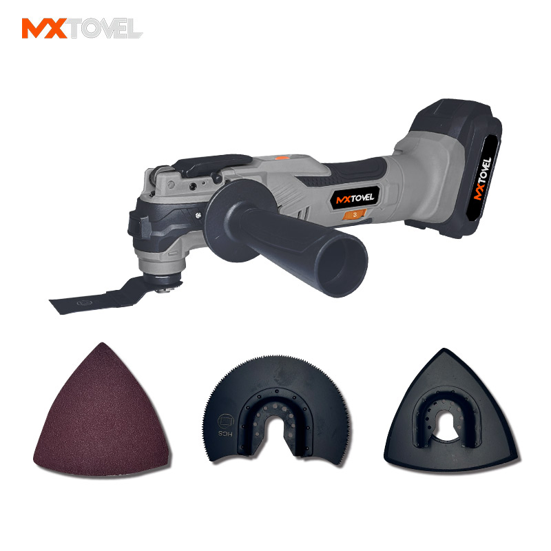 20V Multi-Function Electric Oscillating Multi Purpose Power Tools Quick-Release Oscillating Multi Tool with Toolless Change Function