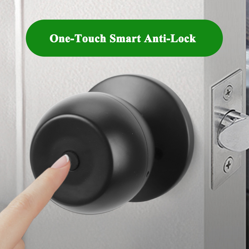 Bluetooth Fingerprint Door Knob for Secure Home Access