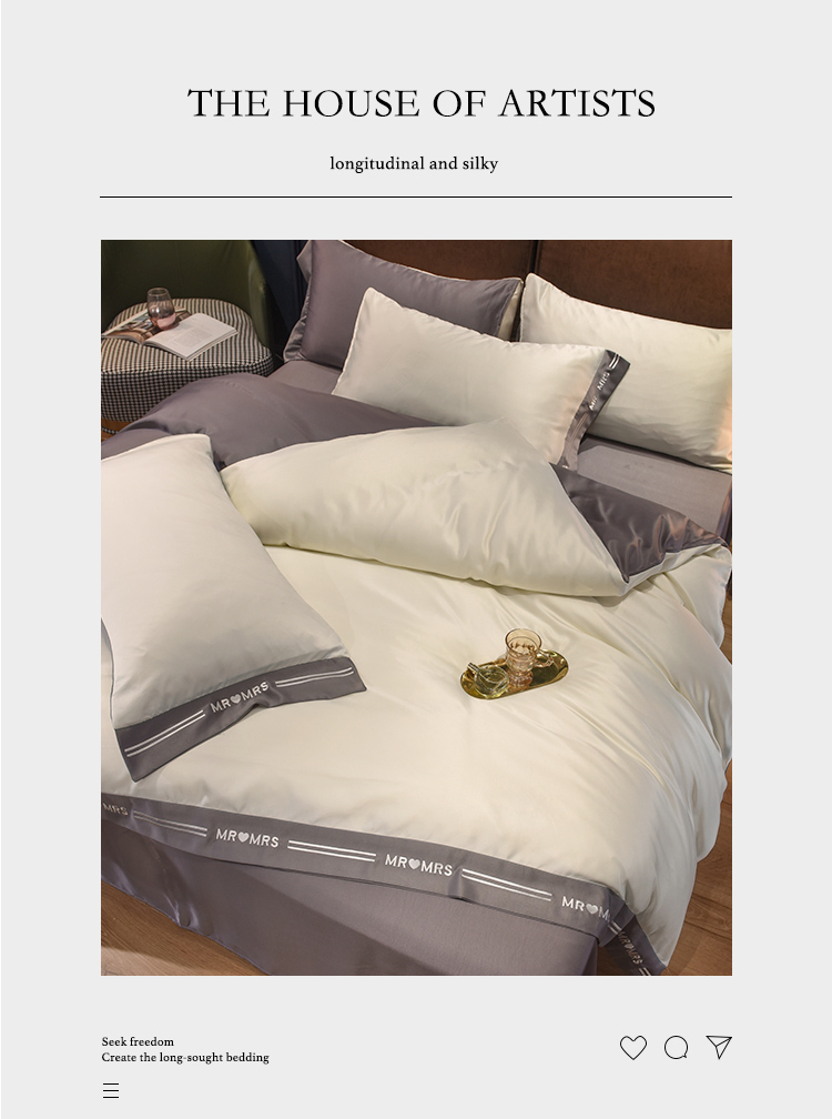 Luxurious Soft Touch 4-Piece Duvet Cover Bedding Set 10