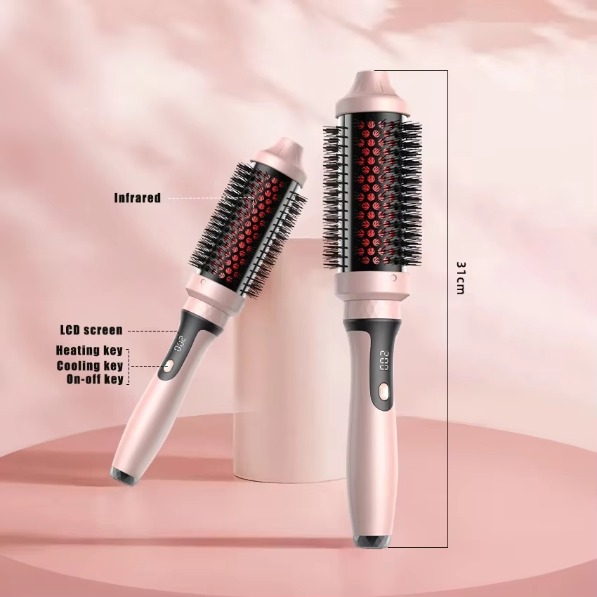 High-Tech Sks005 Negative-Ion Temperature Display Hair Curler Comb for Fashion Show Runway