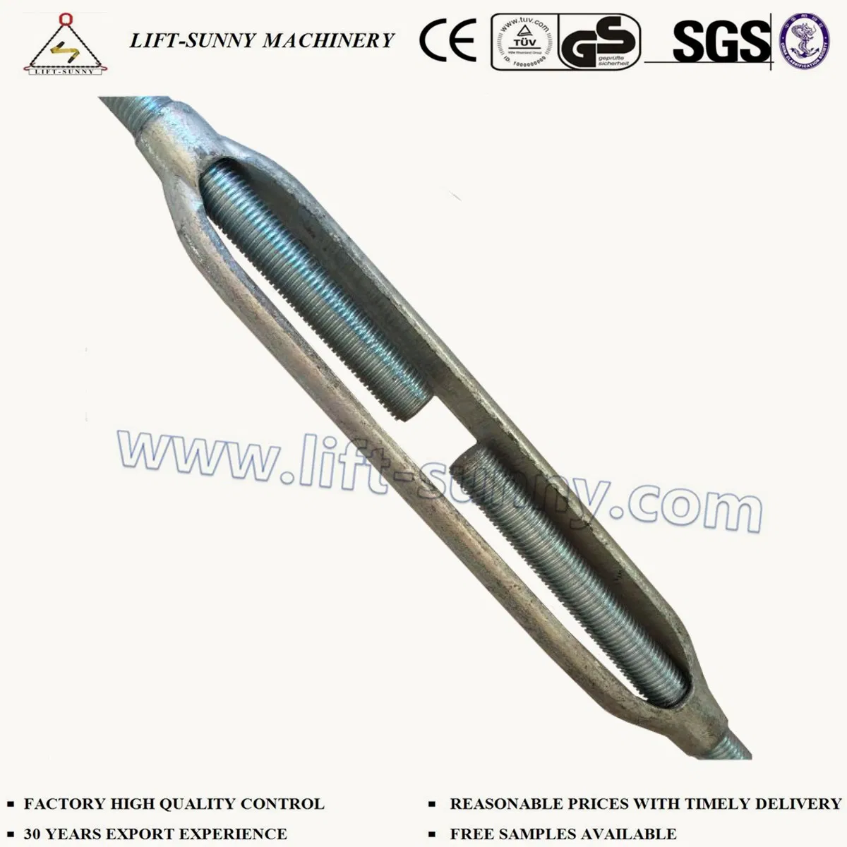 Hot Dipped Galvanized Electric Galvanized Self Color Deck Lashing Turnbuckle