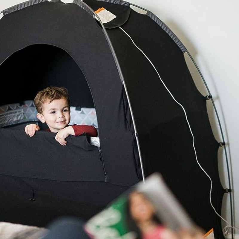 Foldable Portable Mosquito Net Blackout Canopy Crib Cover Crib Tent for Baby Bed