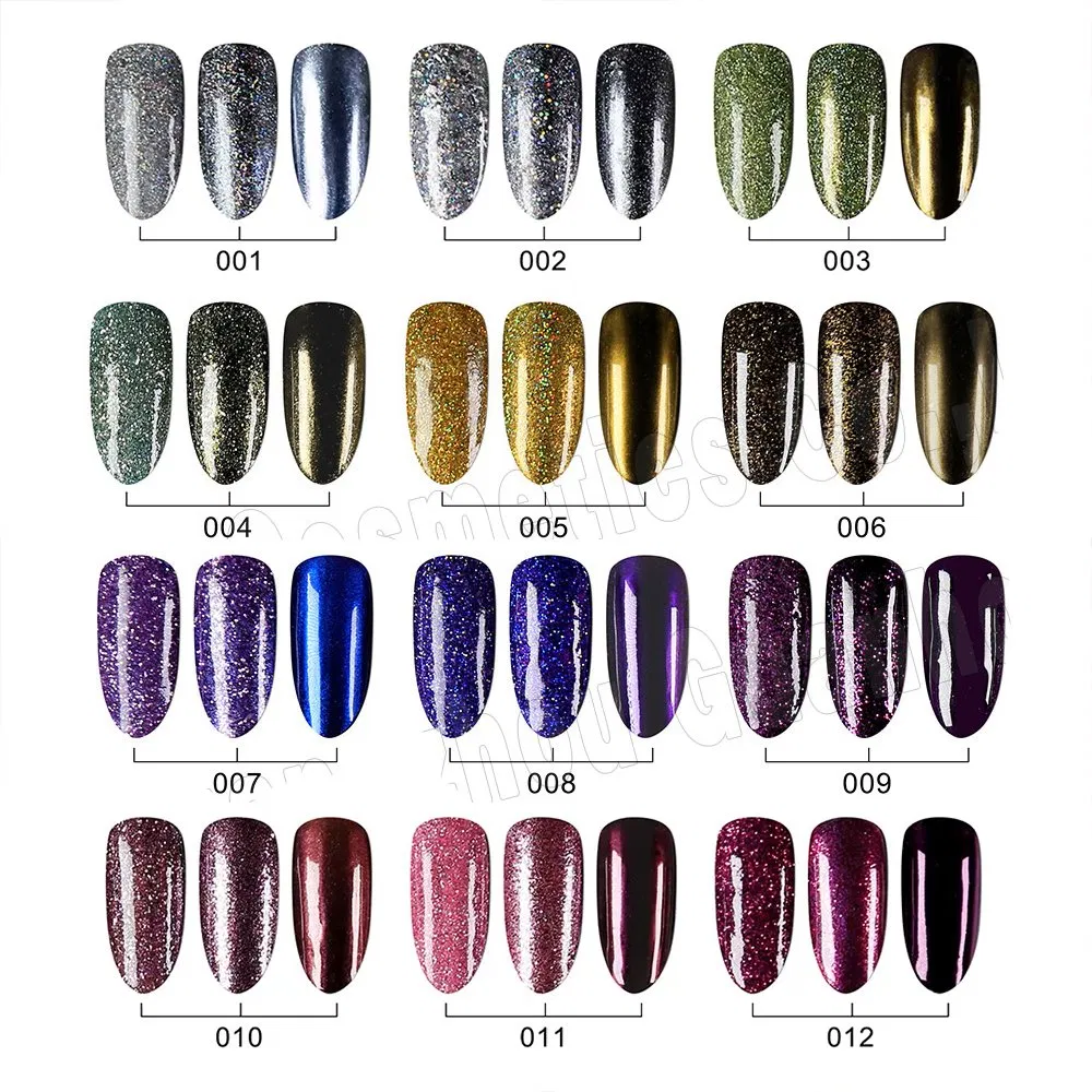 More Than 1000 Colors Glitter Chrome Powder for Nails