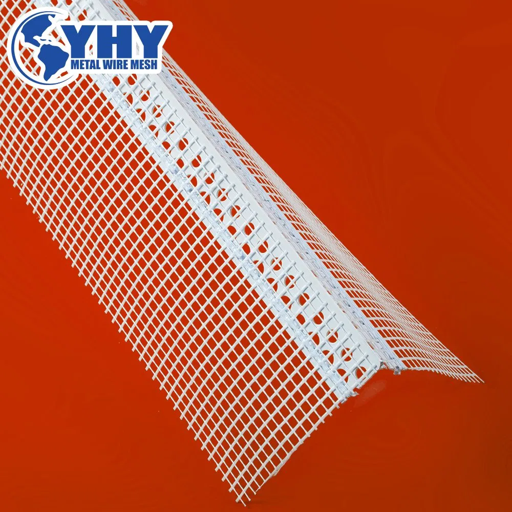 Angle Bead PVC Plastic Corner Beads with Fiberglass Mesh
