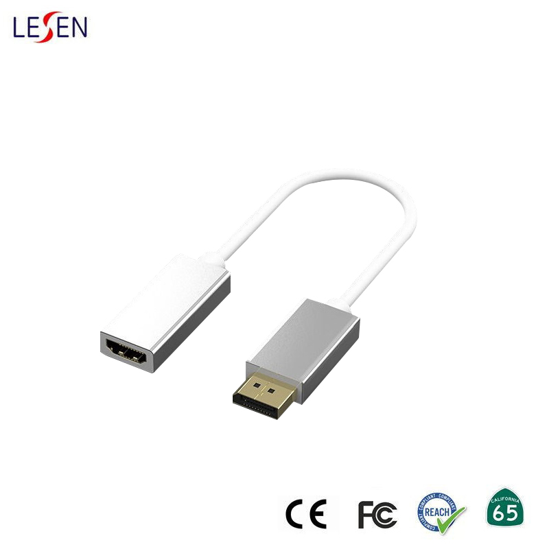 Конвертер DisplayPort (Male) на HDMI (Female) 1080P