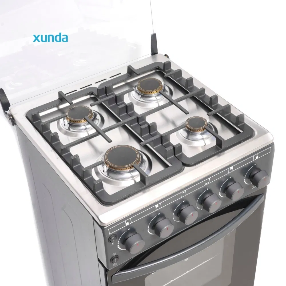 Xunda Multifunctional Four-Stove Gas with Oven for Home Cooking