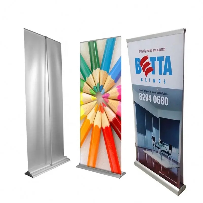 Roll up for Indoor-Outdoor Scroll Banner Stand Single Printing Banner